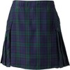 School Uniform Young Women's Side Pleat Plaid Skort Above the Knee - 2 of 2