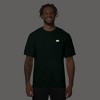 Dalix Rainbow (Glow in the Dark) Embroidered Relaxed Heavy Soft Cotton T Shirt Mens - 2 of 4