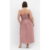 Women's Plus Size Ania Dress - antique rose | CITY CHIC - 3 of 4