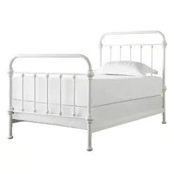 Twin Tilden Standard Metal Bed White - Inspire Q