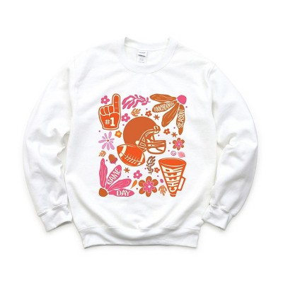 Simply Sage Market Women's Graphic Sweatshirt Touchdown Season Collage