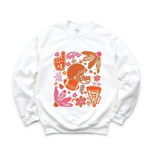 Simply Sage Market Women's Graphic Sweatshirt Touchdown Season Collage - 1 of 4