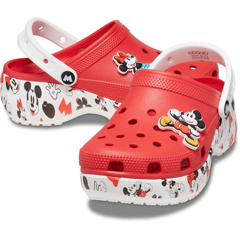 Crocs Women's Disney Mickey Mouse Classic Platform Clogs, 2 of 9