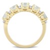 EVERLY JEWELRY | Multiple-color option in Silver Eternity Ring with Multiple color gemstone Options. - 4 of 4