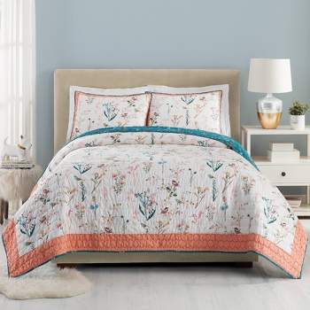 3pc Full/Queen English Garden Quilt Set - Teresa Chan for Makers Collective