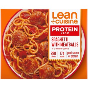 Lean Cuisine Protein Kick Spaghetti And Meatballs Frozen Meal - 9.5oz - 1 of 4