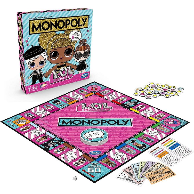 L.O.L. Surprise! Edition Monopoly Board Game, 1 of 5