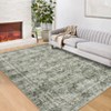 TROPOW Vintage Washable Rugs Living Room,Short Pile Area Carpet - 3 of 4