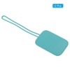 Unique Bargains Silicone Lightweight Identifier Card Luggage Tags 2 Pcs - 3 of 4