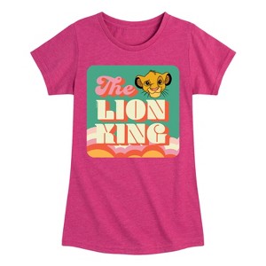 Girls' - Disney - Retro Styled Fitted Short Sleeve Graphic T-Shirt - 1 of 4
