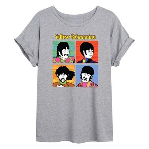 Women's The Beatles Trippy Times Oversized Graphic T-Shirt
