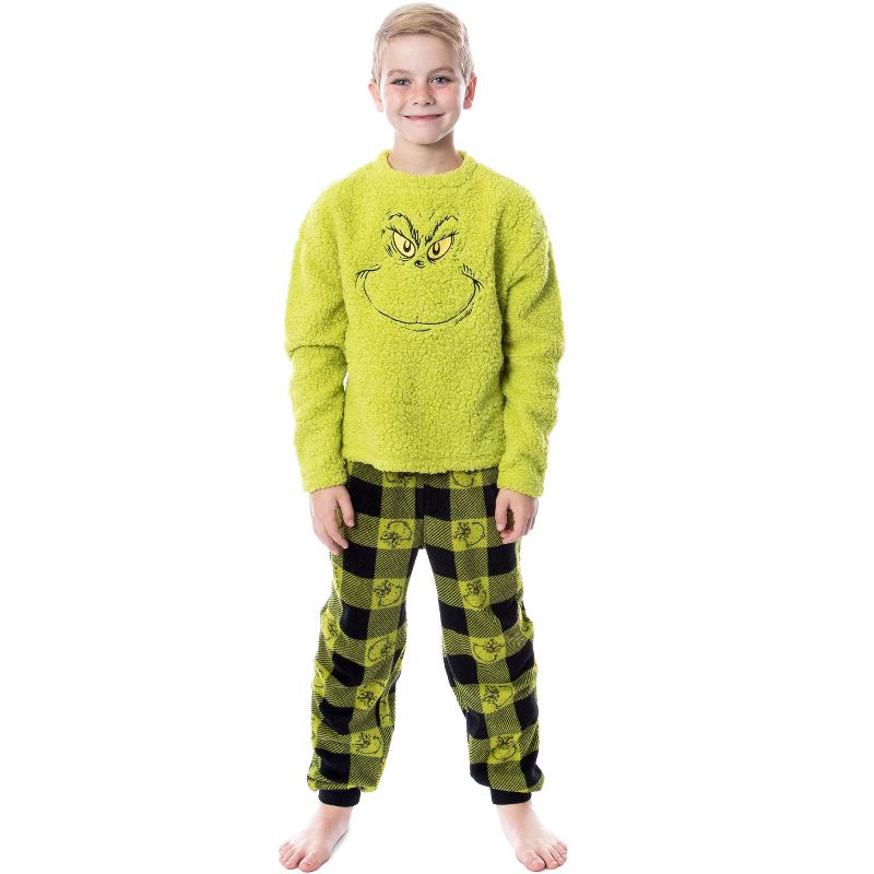 Dr. Seuss The Grinch Who Stole Christmas Matching Family Pajama Sets, 1 of 5