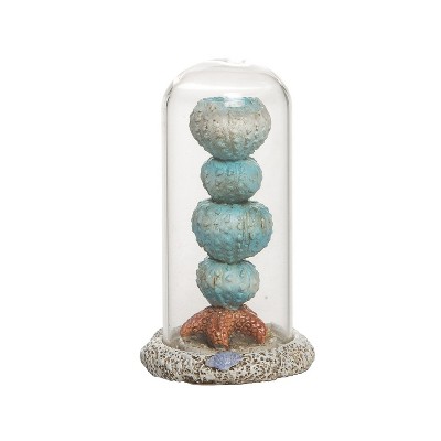 Beachcombers 3" Resin Urchins In A Glass Dome