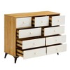 9 Drawers Dresser, MDF Cabinet Wood, for Living Room, Bedroom, Hallways - 3 of 4