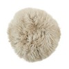 Saro Lifestyle Mongolian Lamb Fur Stool - 3 of 4