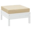 vidaXL Pallet Cushion Beige Oxford Fabric - 3 of 4