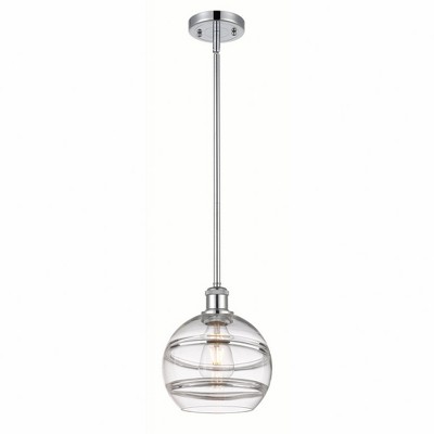Rochester - 1 Light Stem Hung Mini Pendant In Industrial Style-9.88 Inches Tall and 8 Inches Wide