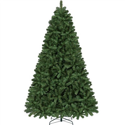 Yaheetech 4.5Ft/6Ft/7.5Ft/9Ft Hinged Spruce Artificial Christmas Tree Holiday Decoration with PVC Tips