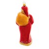 Metzler Bros. 6.0 Inch Glittered Santa Carrying Gifts Tree Ornaments - image 3 of 3