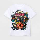 Kids' Disney Mickey Mouse & Friends Halloween Short Sleeve Graphic T-Shirt - White - Disney Store