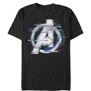 Men's Marvel Avengers: Endgame Logo Glitch T-Shirt - 1 of 4