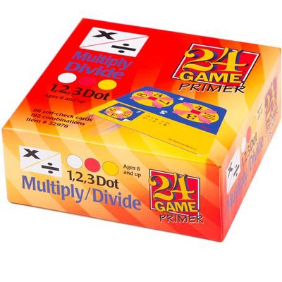 24 Game Cards Multiply / Divide Primer, 96 Card Set
