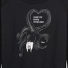 Women's - Disney Villains - Read My Body Language Ursula Lightweight French Terry Wide Neck Long Sleeve Shirt - 2 of 4