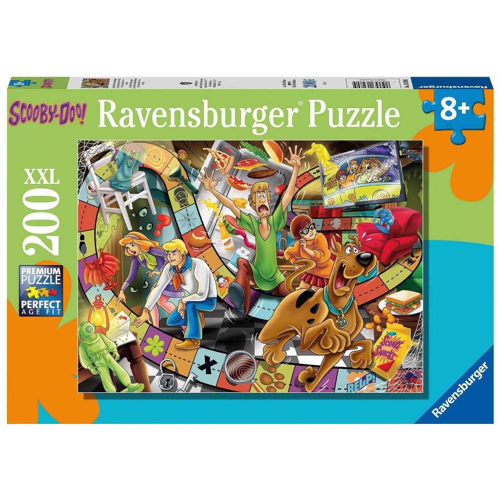 Ravensburger Scooby Doo Halloween Haunted Game XXL Jigsaw Puzzle - 200pc: Educational Fine Motor Skills, 19.25" x 14"