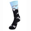 Sharks Swimming Socks (Men's Sizes Adult Large) from the Sock Panda - 3 of 3