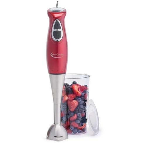 Courant 2-speed Immersion Hand Blender With Stainless Steel Blades- Red :  Target