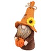 Northlight Sunflower and Pumpkin Gnome Fall Harvest Decoration - 13" - 3 of 4