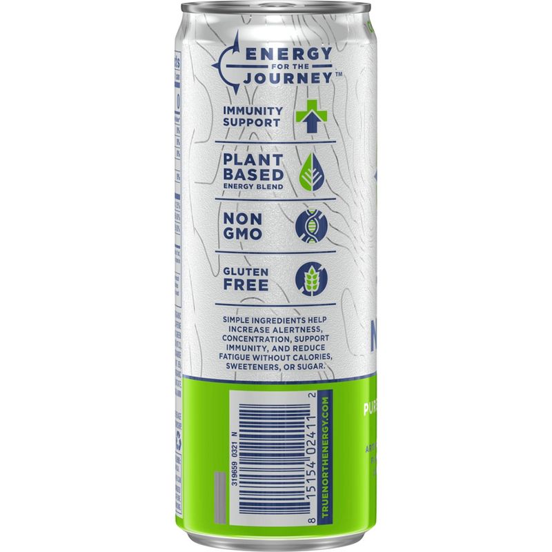 True North Cucumber Lime Energy Seltzer - 12 fl oz Cans, 2 of 6