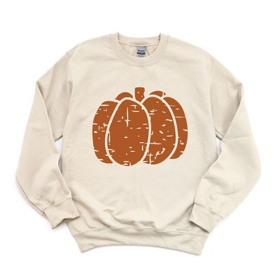 Simply Sage Market Women's Graphic Sweatshirt Pumpkin Grunge