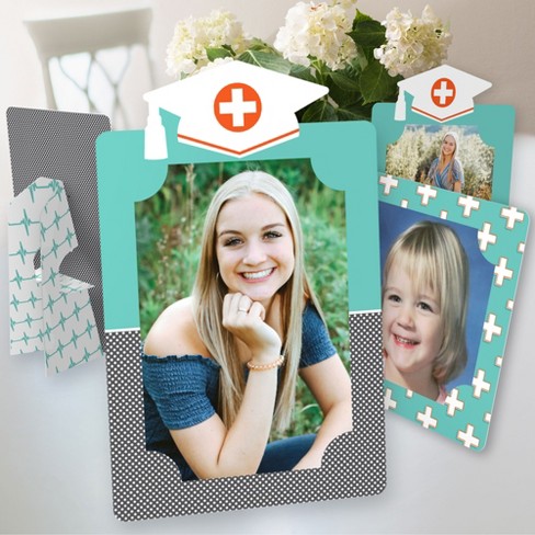 Big Dot of Happiness Rose Gold Grad - Graduation Party 4x6 Picture