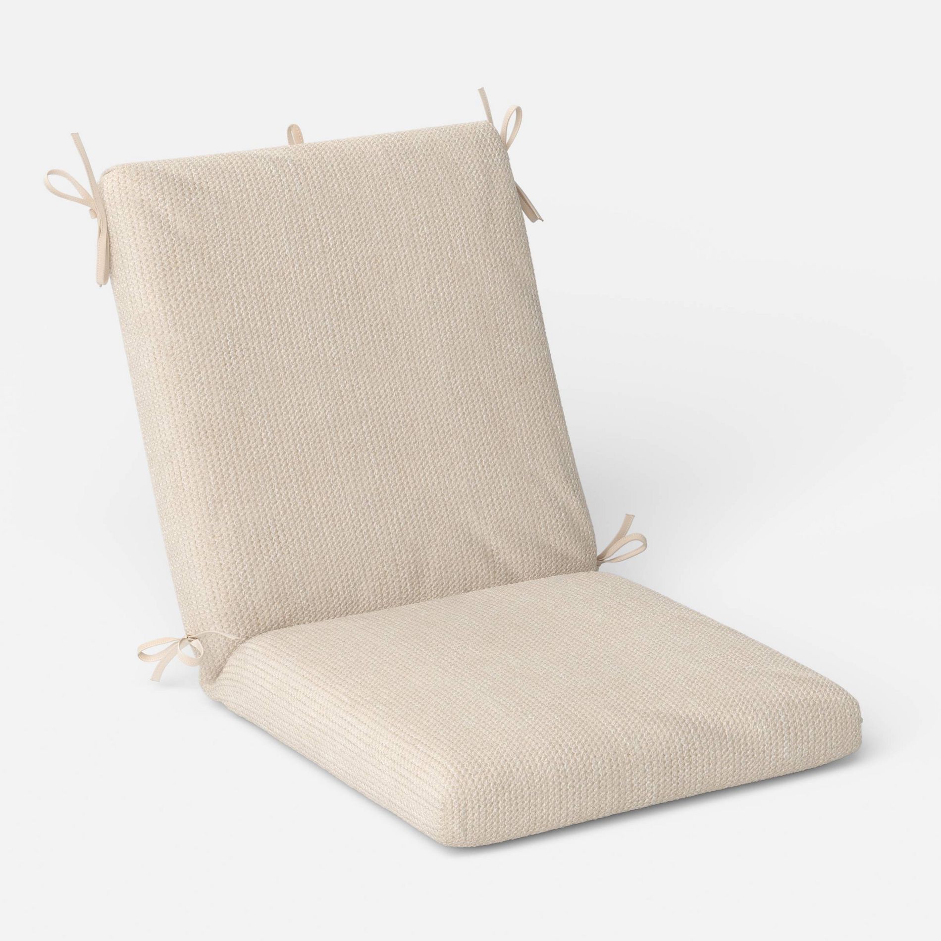 21"x23" 20" Natural Weave Outdoor One Piece Chair Cushion - Threshold™