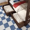 Modern Farmhouse Queen Over Queen Bunk Bed With Staircase and Storage Drawers - 4 of 4