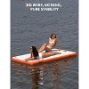 Inflatable Floating Dock Platform, 6x5 Ft for 3-5 People, Portable Air Dock Floating Island Raft with Non Slip EVA Surface & Bag for Lake Pool - 3 of 4