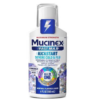 Mucinex Fast-Max Kickstart Adult Liquid Cold & Flu Treatment - 6oz