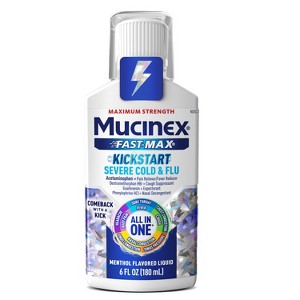 Mucinex Fast-Max Kickstart Adult Liquid Cold & Flu Treatment - 6oz - 1 of 4