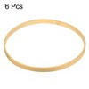 Unique Bargains Bamboo Handmade DIY Craft Wedding Dream Catcher Floral Hoops 6 Pcs - 3 of 3