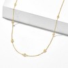 Ross-Simons 0.33 ct. t.w. Graduated Bezel-Set Diamond Station Necklace in 14kt Yellow Gold - 3 of 4