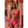 Sweet Like Candy 'Love Heart' Double Strap Contrast Tie Side Bottoms Love Heart Medium - 4 of 4