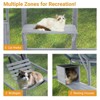 110 inch Extra Large Walk-In Cat Enclosure - Outdoor Catio w/Waterproof Roof,  Galvanized Mesh for Cats, Rabbits & Poultry - 4 of 4