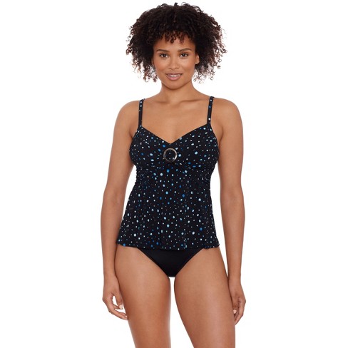 Trimshaper tankini swimsuit store top