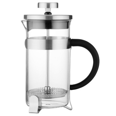 Mr. Coffee Daily Brew Coffee Press, Silver/Clear, 1.2 QT