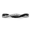 Black Bow Jewelry 1/5 Ctw Black & White Diamond Twisted Ring in Sterling Silver - 4 of 4