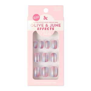 Olive & June Press-On Fake Nails Effects Tabs - XS Squoval - Fairy Velvet - 32ct - 1 of 4