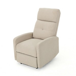 Niran Contemporary Power Recliner Wheat - Christopher Knight Home
