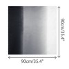 INSPIRE CHIC Women's Contrast Color Square Gradient Colorful Satin Silky Neck Scarves 1Pc - 3 of 4