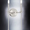 Urban Ambiance Luxury Contemporary Wall Sconce 16.625''H x 10.375''W,  Brushed Nickel Finish,  Parkes Collection, UHP4233 - 4 of 4